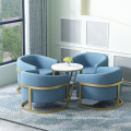 Office meeting cloth sofa simple home sofa chair hotel reception negotiation single sofa